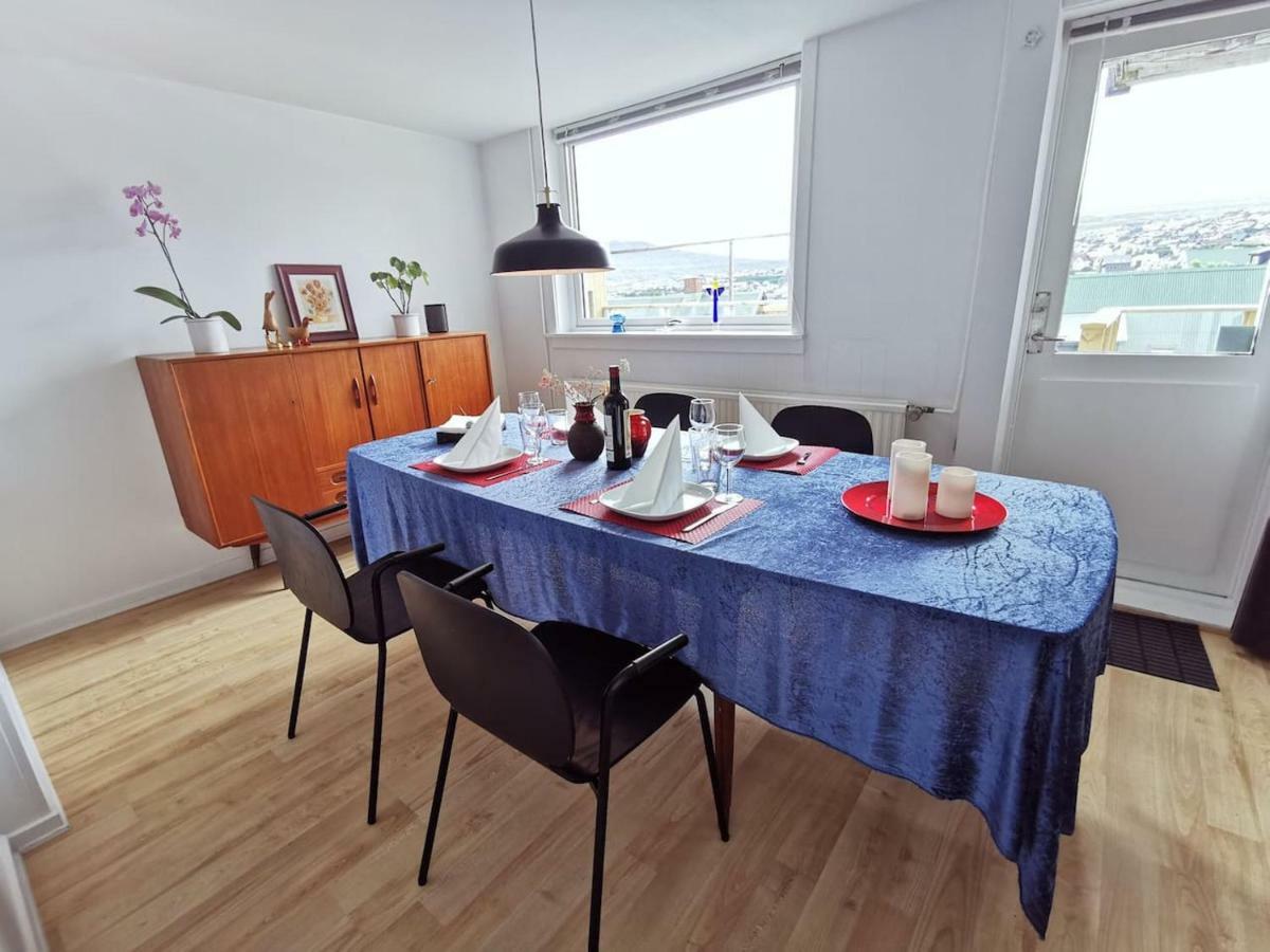 A Green Pearl In The Heart Of Torshavn Bagian luar foto